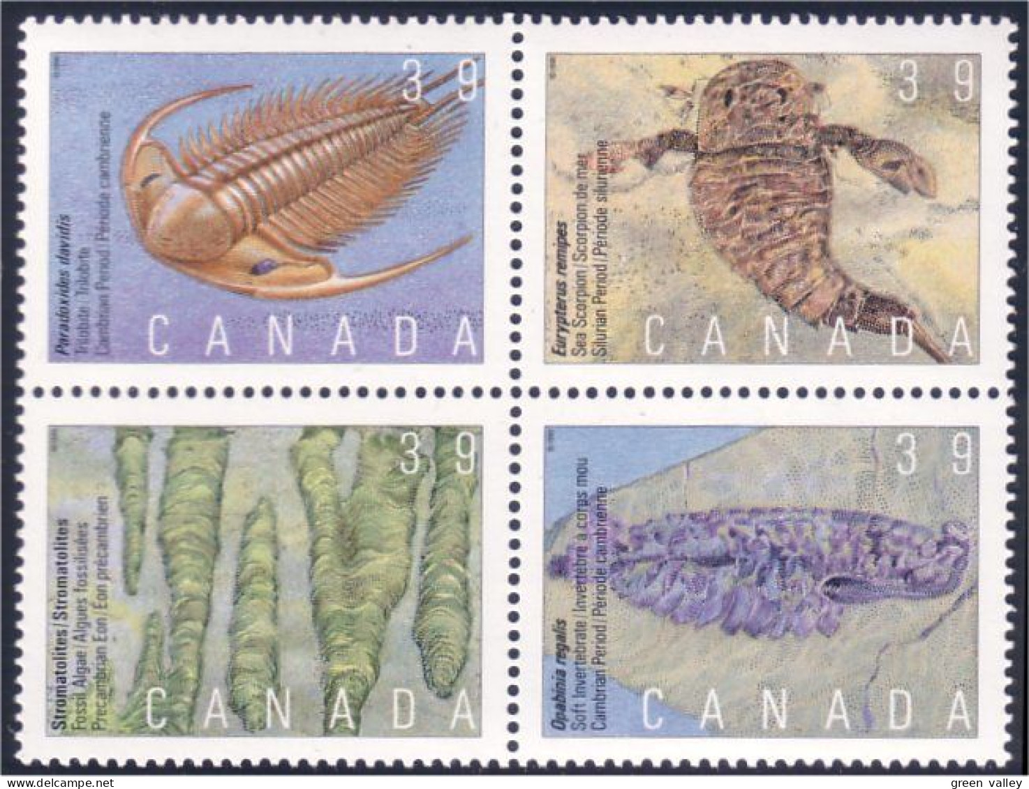 Canada Prehistoric Dinosaure MNH ** Neuf SC (C12-82ac) - Prehistorics