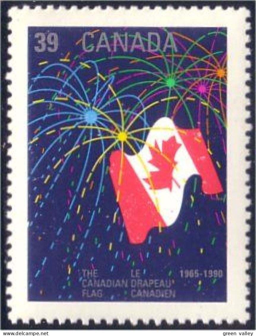 Canada Drapeau Feu D'artifice Flag Fireworks MNH ** Neuf SC (C12-78a) - Unused Stamps