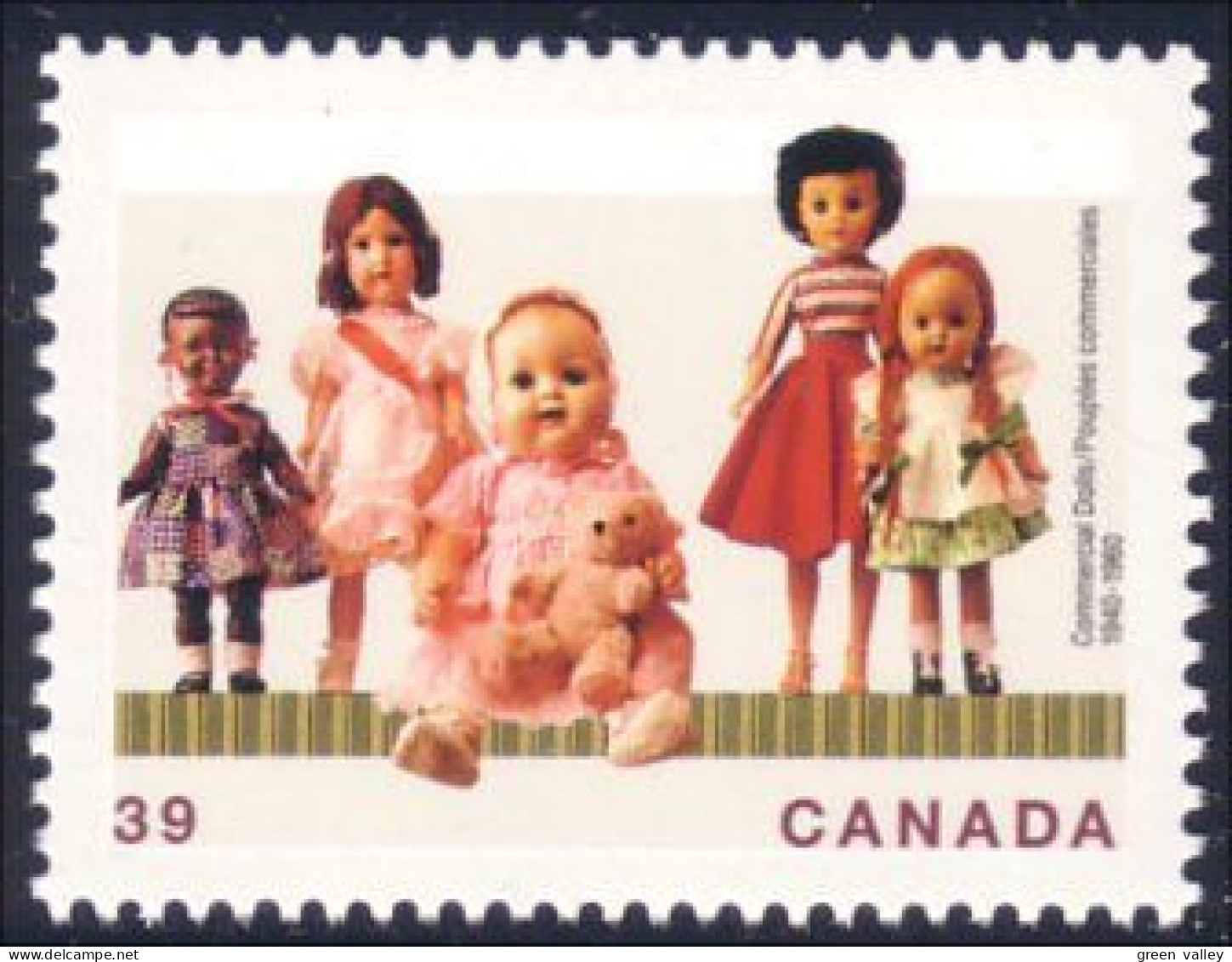 Canada Poupées Dolls MNH ** Neuf SC (C12-77a) - Unused Stamps
