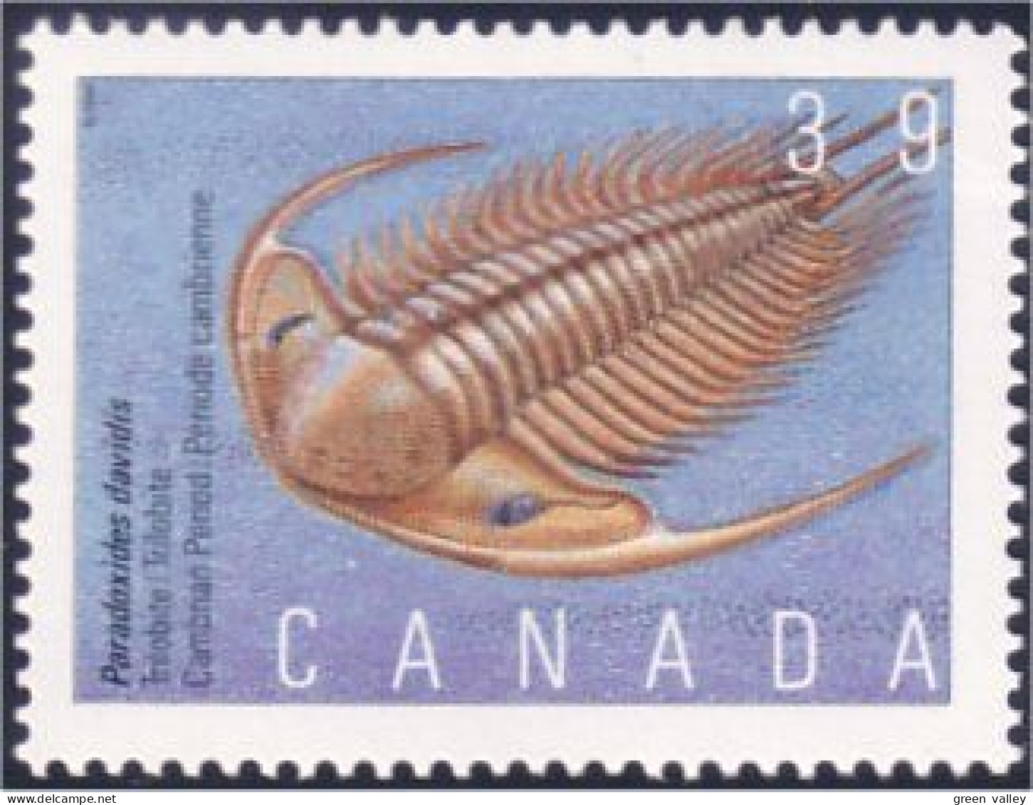 Canada Trilobite Prehistoric Dinosaure MNH ** Neuf SC (C12-79c) - Fossili