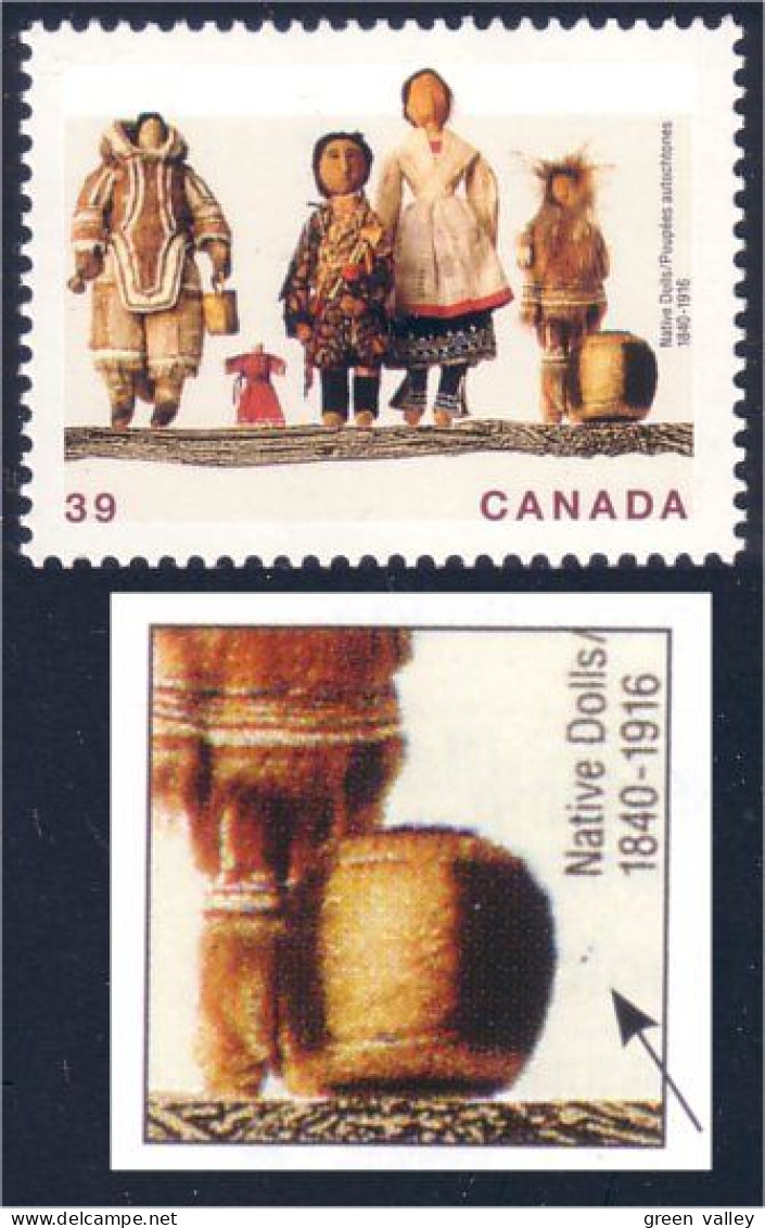 Canada Poupées Dolls Erreur MNH ** Neuf SC (C12-74i) - Ungebraucht