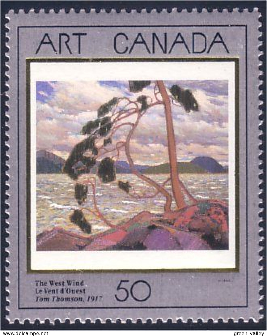 Canada Tableau West Wind Vent D'ouest Painting MNH ** Neuf SC (C12-71a) - Unused Stamps