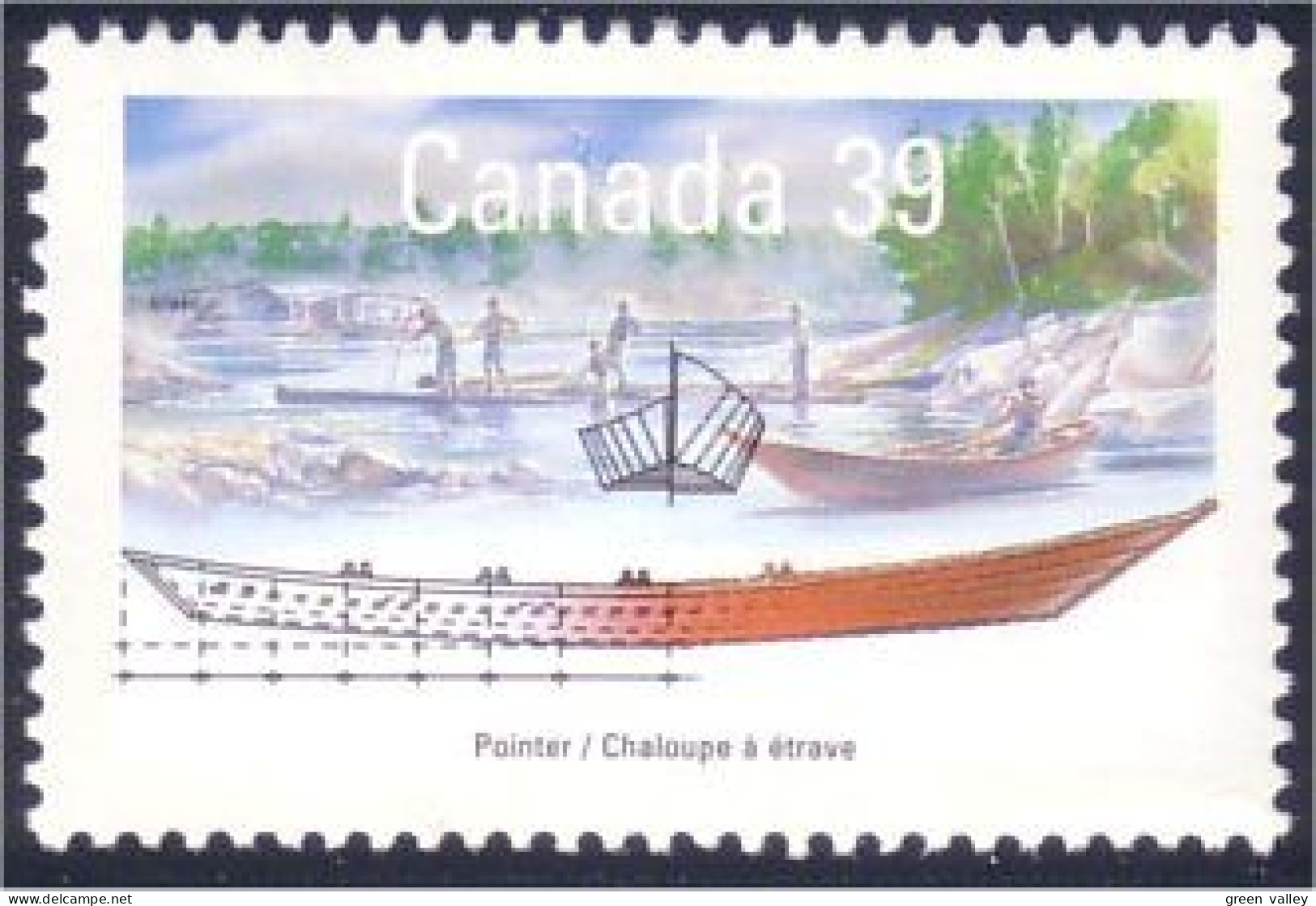 Canada Bateau Chaloupe Pointer Boat MNH ** Neuf SC (C12-67b) - Bateaux