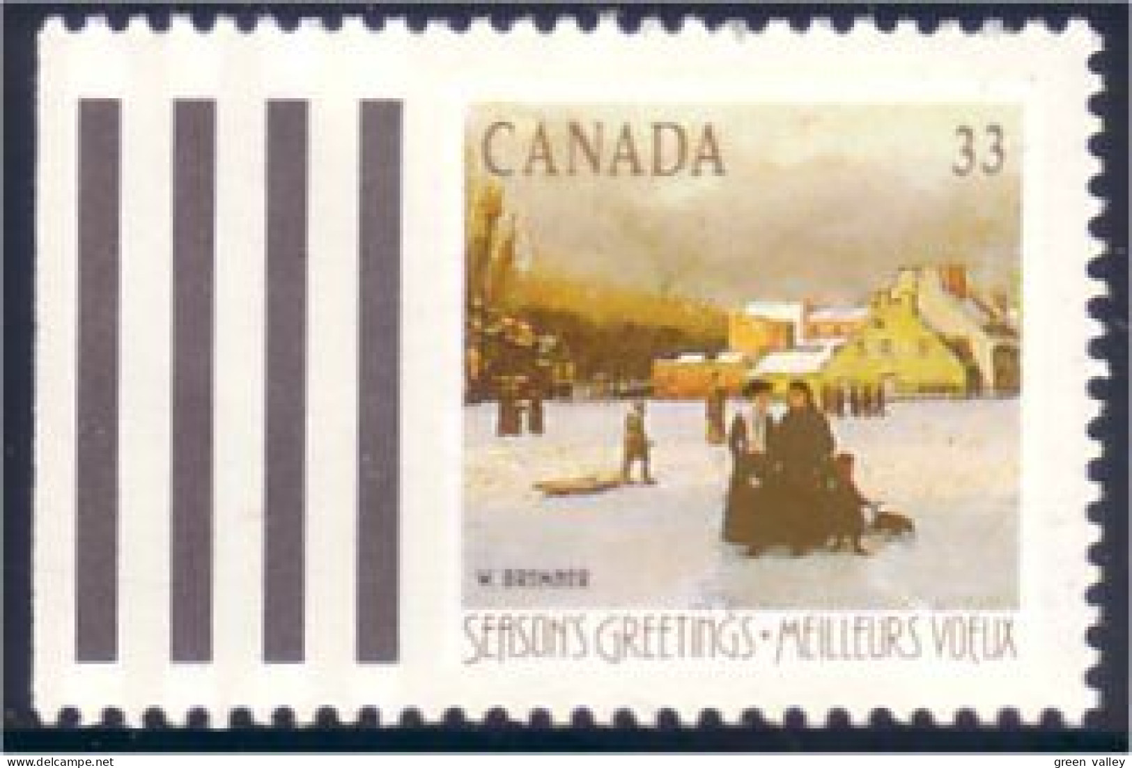 Canada Noel Christmas 1989 MNH ** Neuf SC (C12-59gb) - Kerstmis