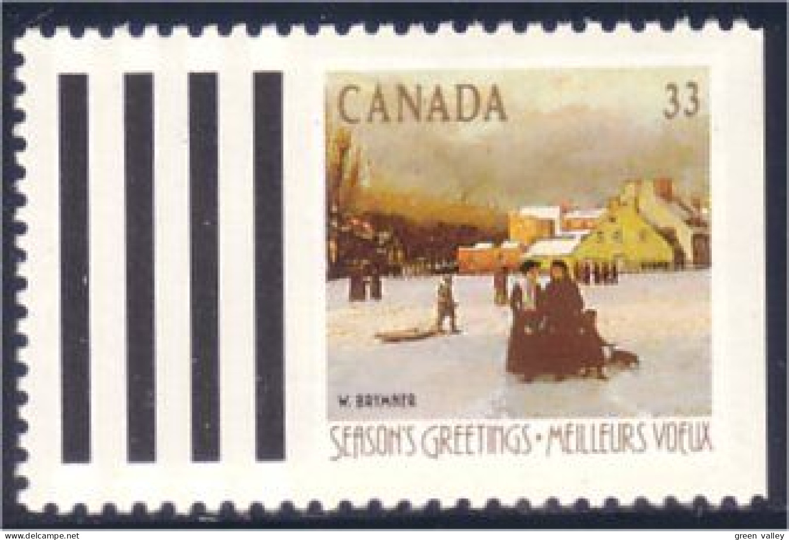 Canada Noel Christmas 1989 MNH ** Neuf SC (C12-59da) - Neufs