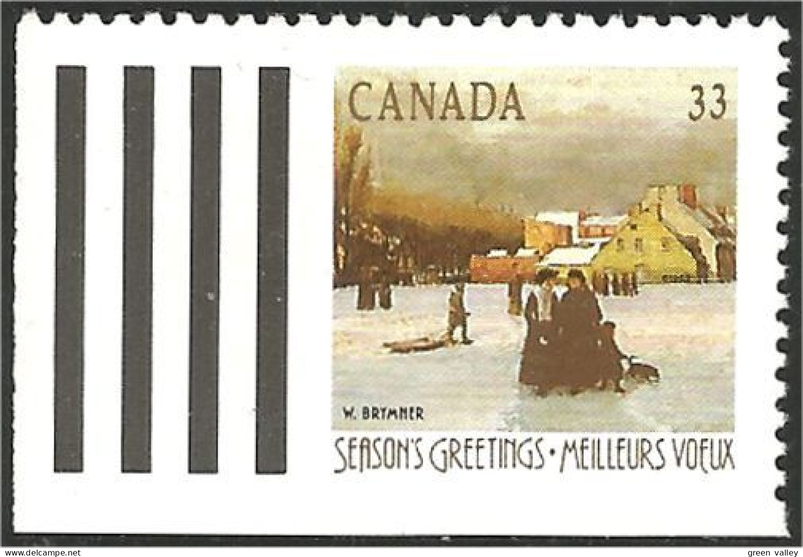 Canada Noel Christmas 1989 MNH ** Neuf SC (C12-59cgb) - Weihnachten