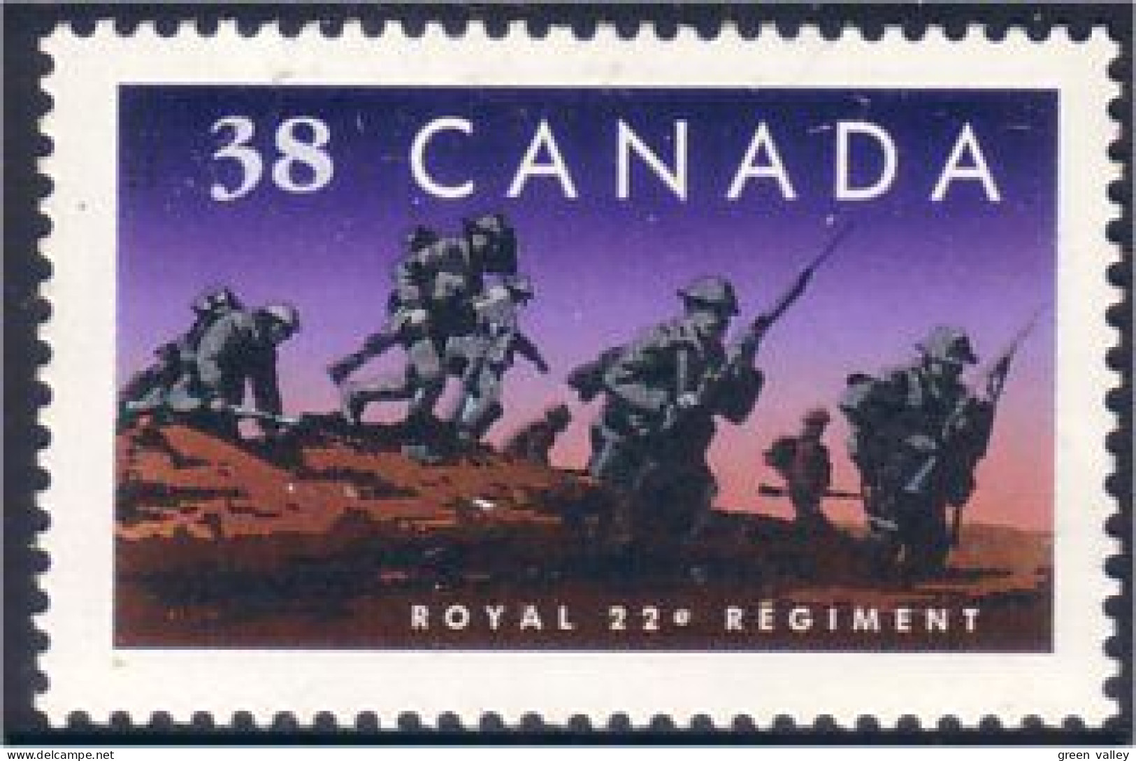 Canada Infantry Regiments MNH ** Neuf SC (C12-50a) - Ungebraucht