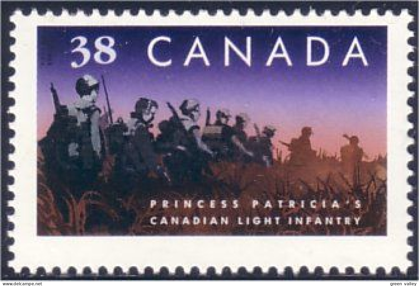 Canada Regiments Infanterie Se-tenant MNH ** Neuf SC (C12-49b) - Militaria