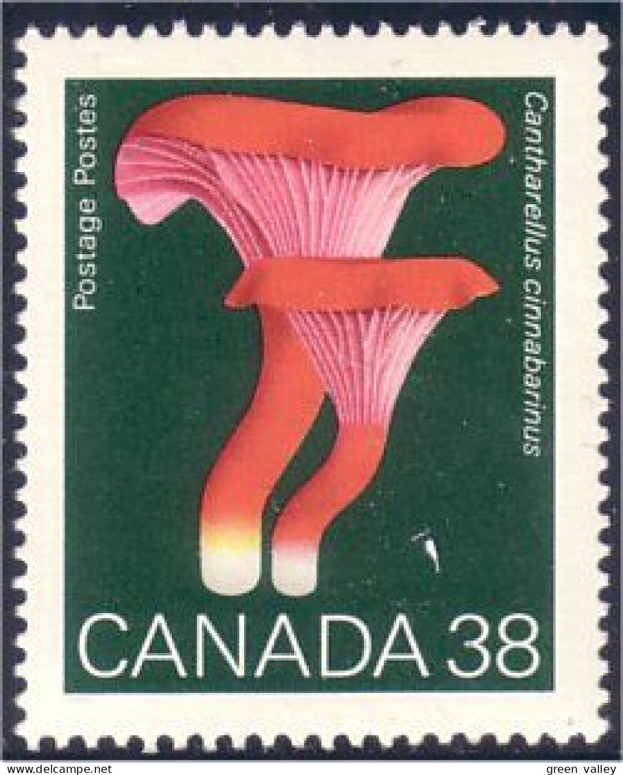 Canada Champignon Cantharellus Cinnabarinus Mushroom MNH ** Neuf SC (C12-47a) - Ungebraucht