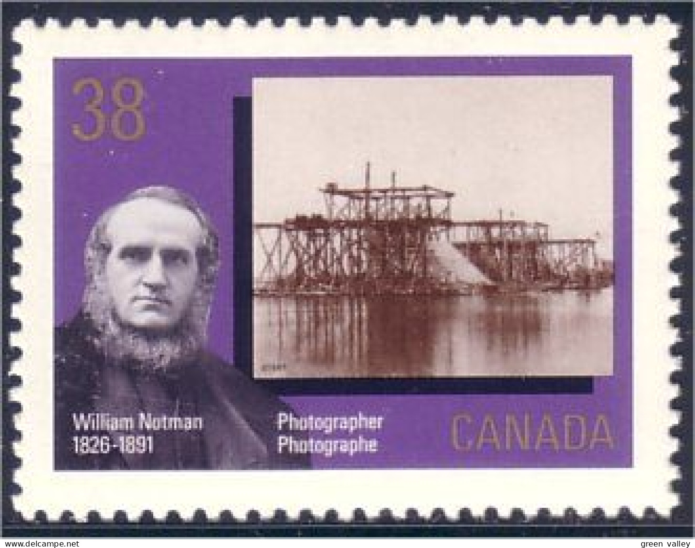 Canada Photographie William Notman Photography MNH ** Neuf SC (C12-37b) - Photography