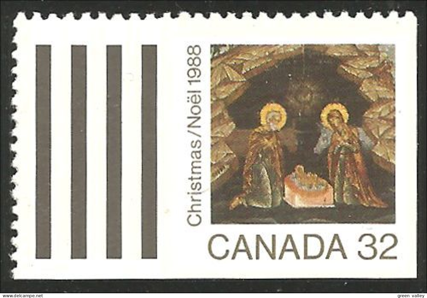 Canada Noel Christmas 1988 Nativity MNH ** Neuf SC (C12-25cdb) - Weihnachten