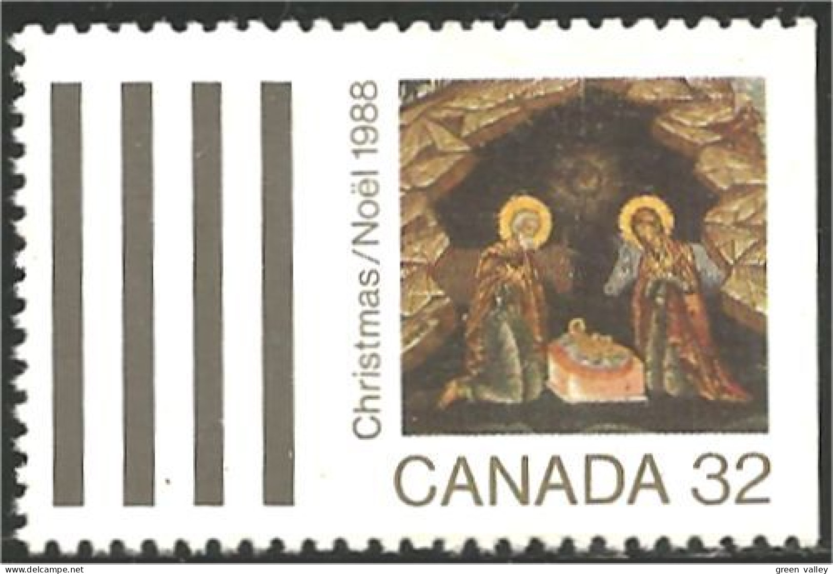 Canada Noel Christmas 1988 Nativity MNH ** Neuf SC (C12-25db) - Kerstmis