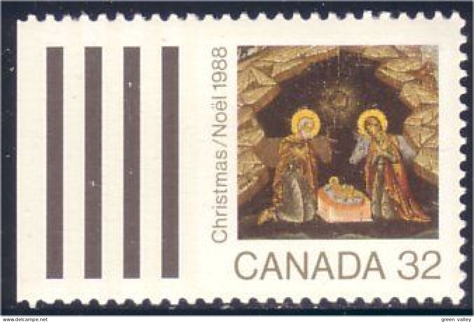 Canada Noel Christmas 1988 Nativity MNH ** Neuf SC (C12-25gb) - Navidad