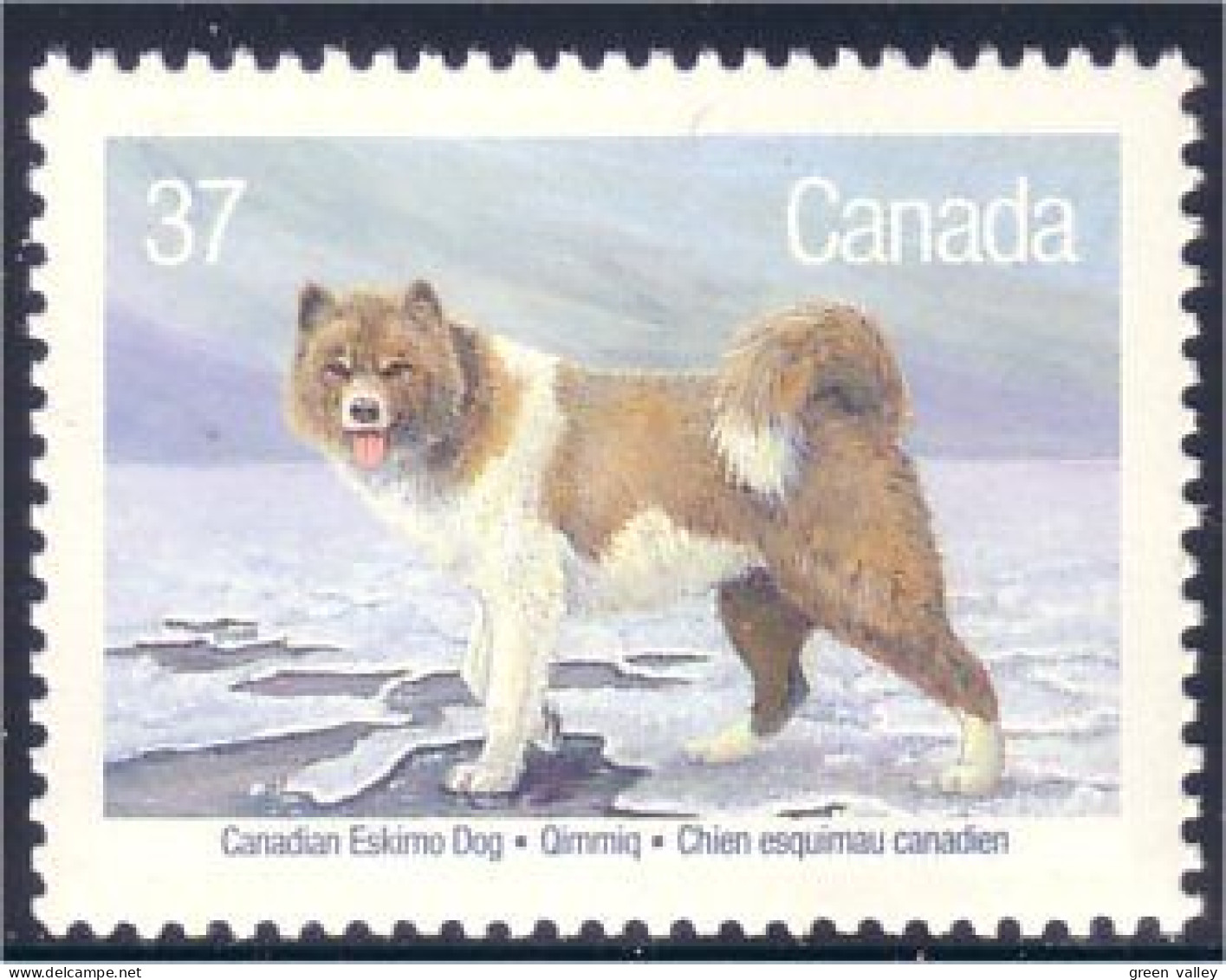 Canada Chien Eskimo Dog MNH ** Neuf SC (C12-19e) - American Indians