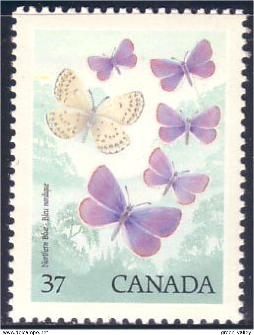Canada Northern Blue Papillon Butterfly Schmetterling Farfala Mariposa MNH ** Neuf SC (C12-11a) - Unused Stamps