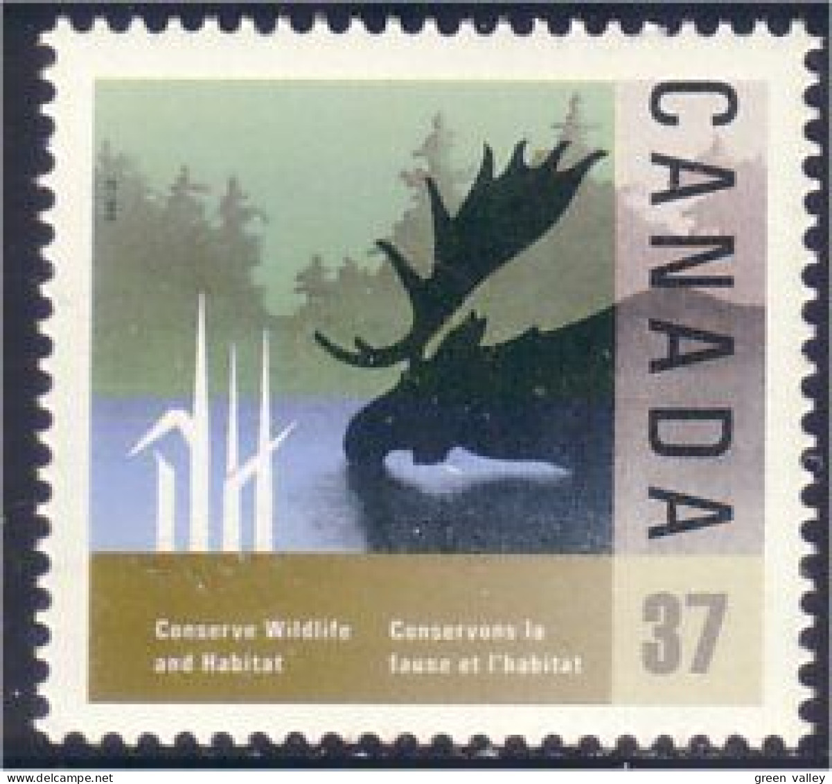 Canada Moose Elan Orignal MNH ** Neuf SC (C12-05c) - Wild