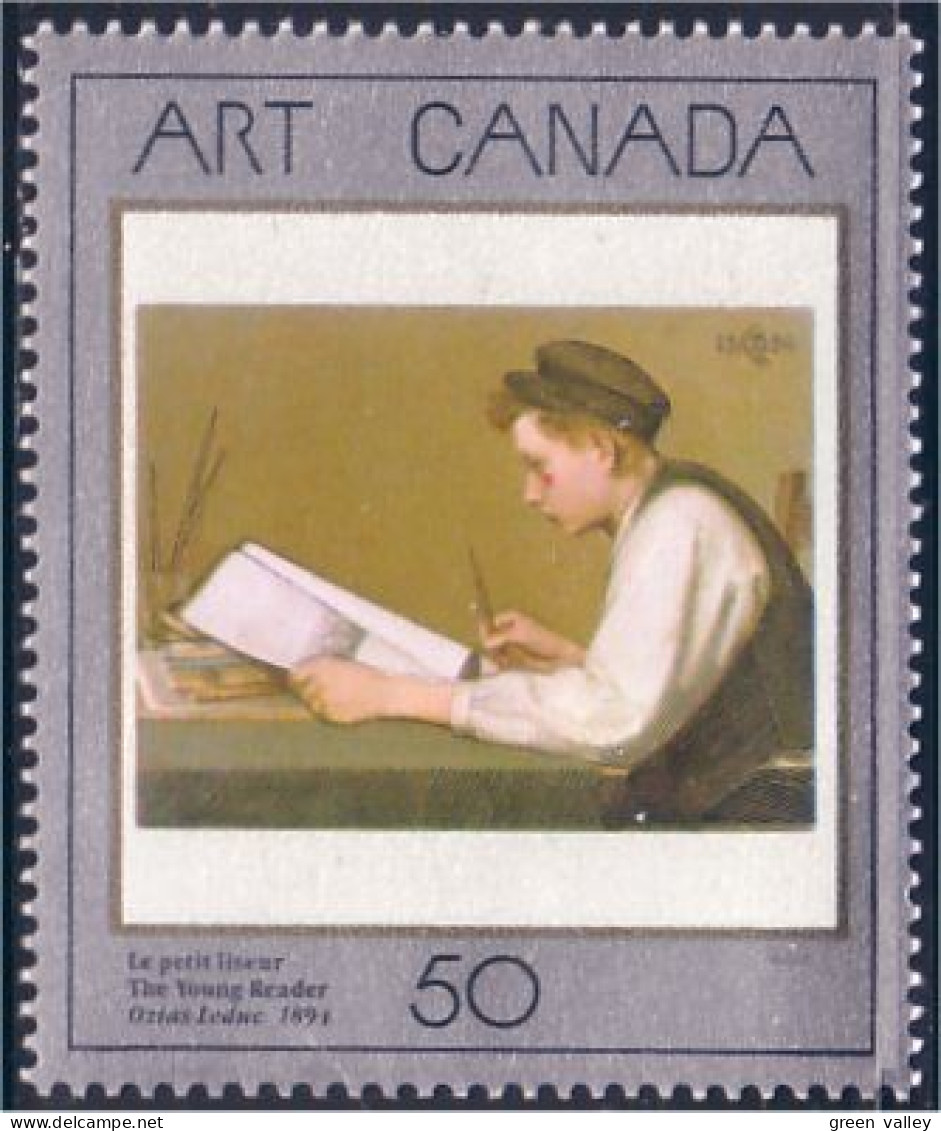 Canada Tableau Petit Liseur Young Reader Painting MNH ** Neuf SC (C12-03b) - Autres & Non Classés