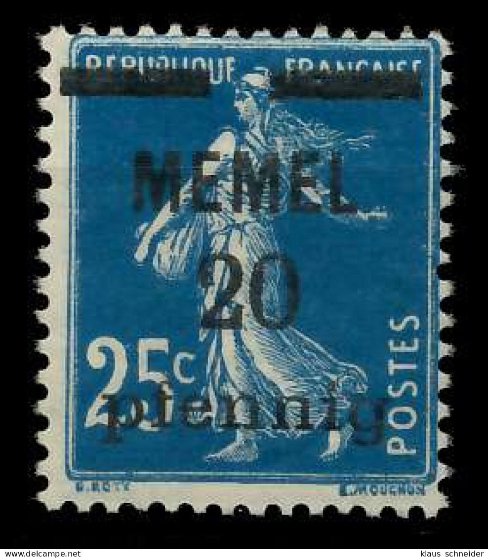 MEMEL 1920 Nr 20a Postfrisch X7D83A2 - Klaipeda 1923