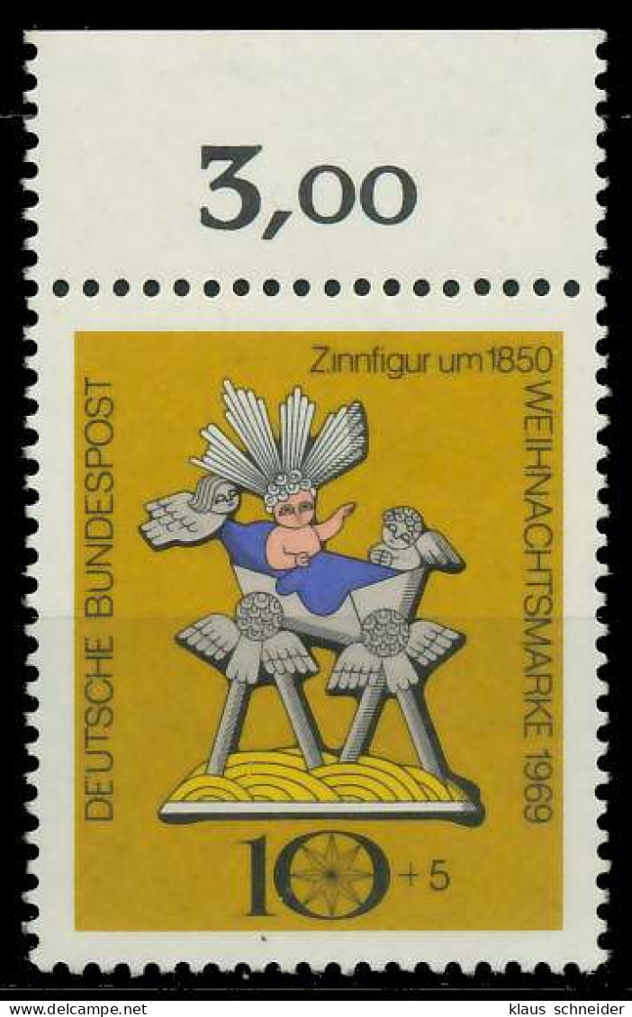 BRD 1969 Nr 610 Postfrisch ORA X7F48BE - Unused Stamps