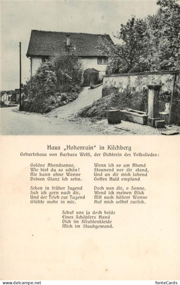 13915808 Kilchberg__ZH Haus Hohenrain - Autres & Non Classés