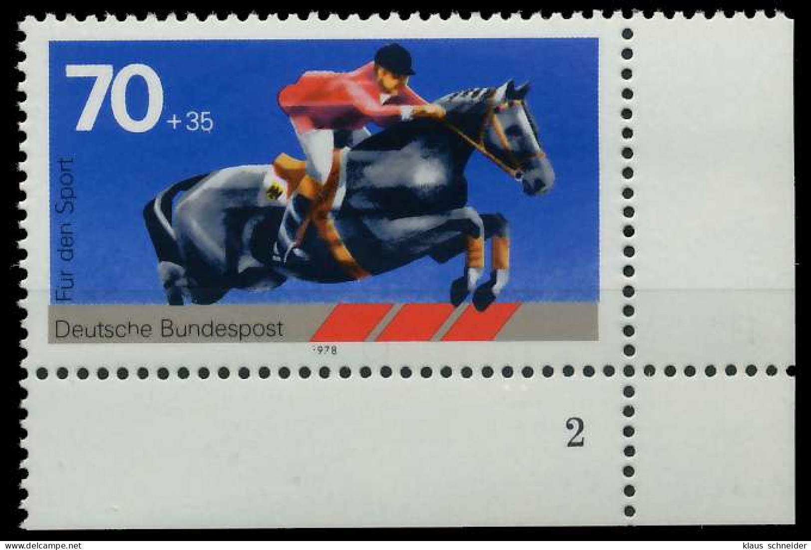 BRD 1978 Nr 968 Postfrisch FORMNUMMER 2 S5F4D8E - Unused Stamps