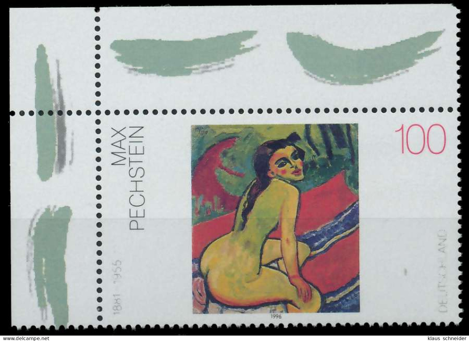 BRD 1996 Nr 1843 Postfrisch ECKE-OLI S7BFA72 - Nuevos