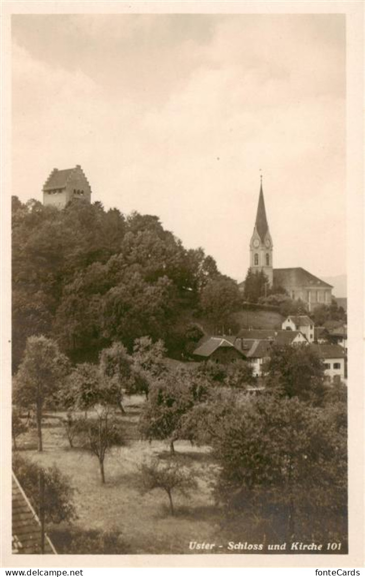 13915525 Uster_ZH Schloss Und Kirche - Autres & Non Classés