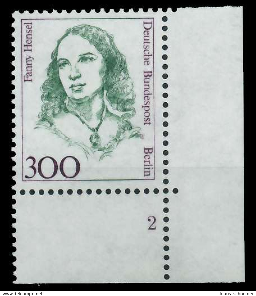 BERLIN DS FRAUEN Nr 849 Postfrisch FORMNUMMER 2 X8D9A16 - Ungebraucht