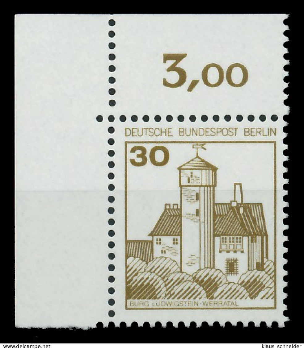 BERLIN DS BURGEN U. SCHLÖSSER Nr 534A Postfrisch ECKE-O X8E2A3E - Unused Stamps