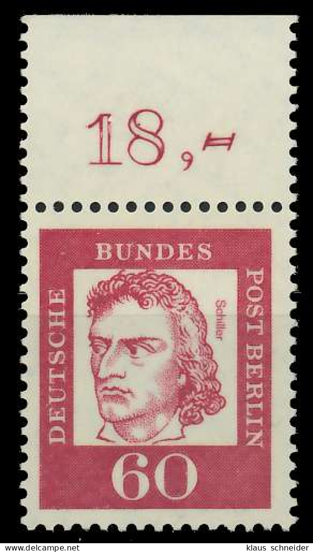BERLIN DS BED. DEUT. Nr 209 Postfrisch ORA X8ED426 - Unused Stamps