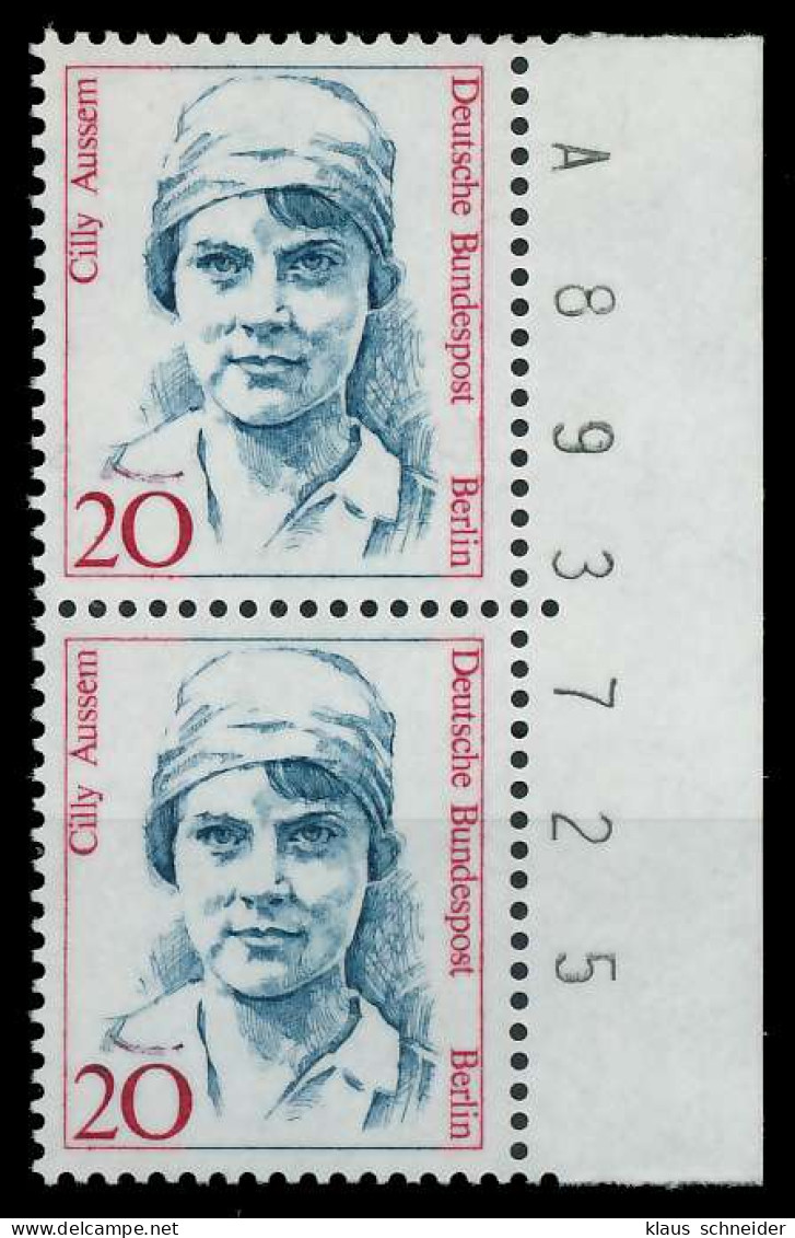 BERLIN DS FRAUEN Nr 811 Postfrisch SENKR PAAR SRA X8F9186 - Unused Stamps
