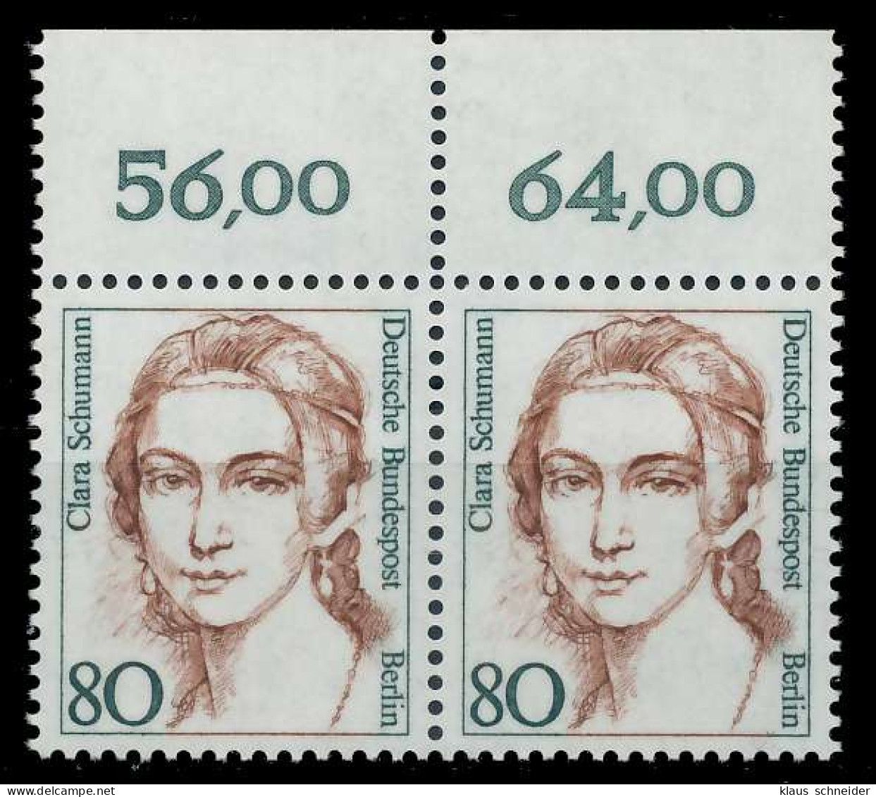 BERLIN DS FRAUEN Nr 771 Postfrisch WAAGR PAAR ORA X8F925A - Unused Stamps