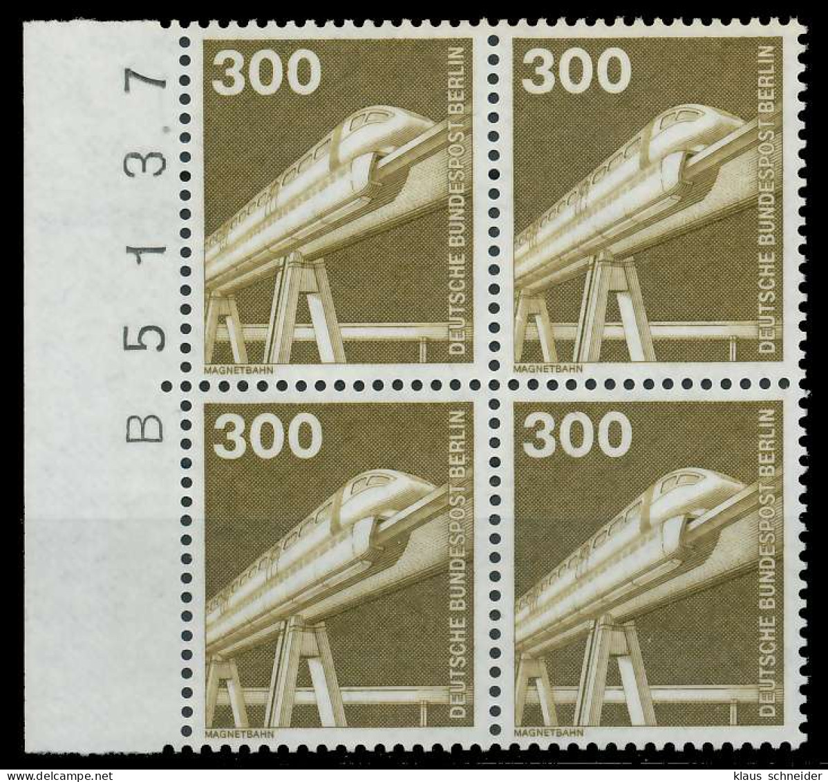 BERLIN DS INDUSTRIE U. TECHNIK Nr 672 Postfrisch VIERER X8F9506 - Unused Stamps