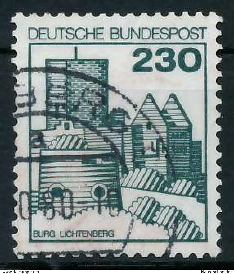 BRD DS BURGEN U. SCHLÖSSER Nr 999 Gestempelt X92BB06 - Used Stamps