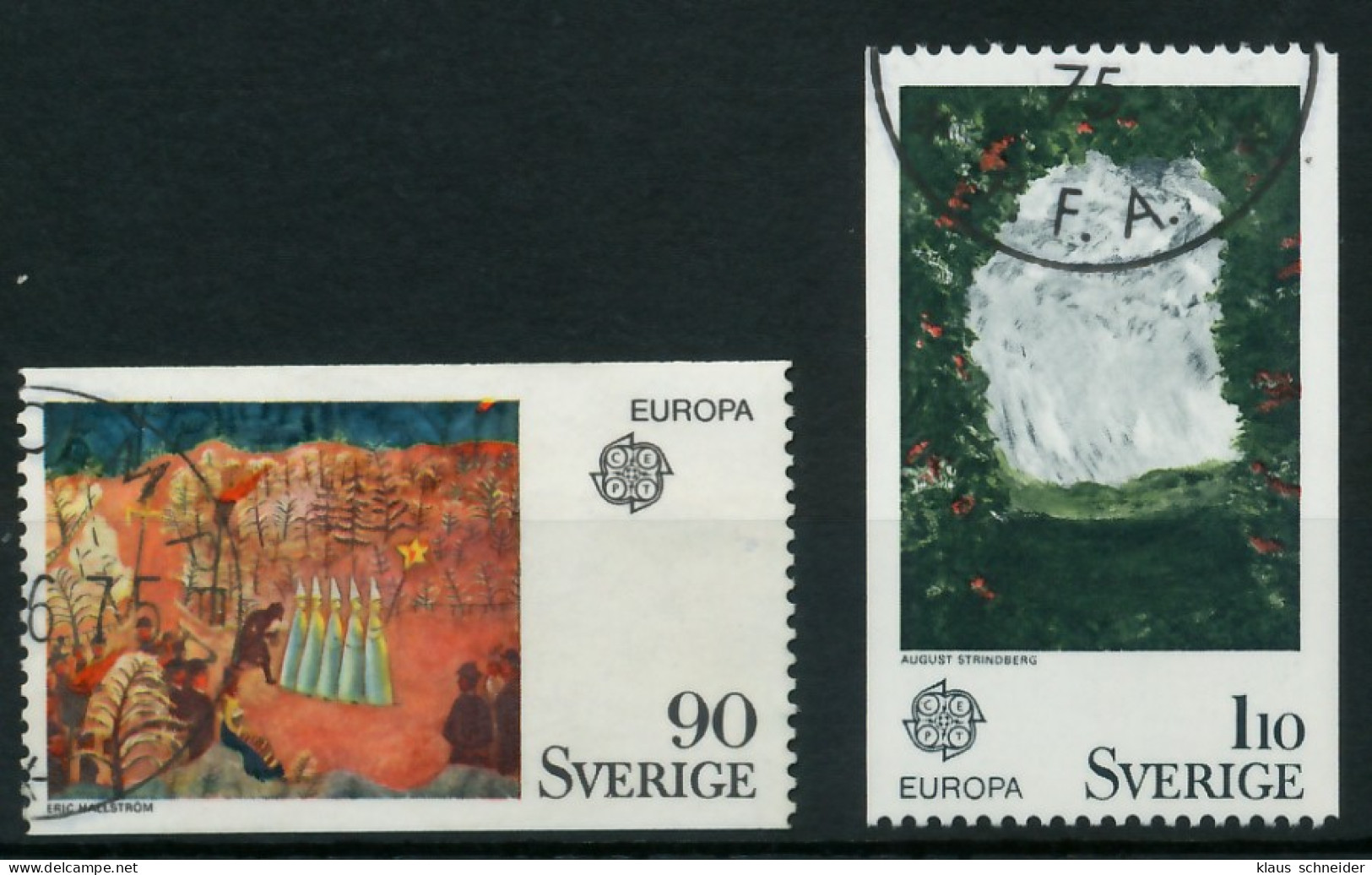 SCHWEDEN 1975 Nr 899-900 Gestempelt X0453EE - Oblitérés