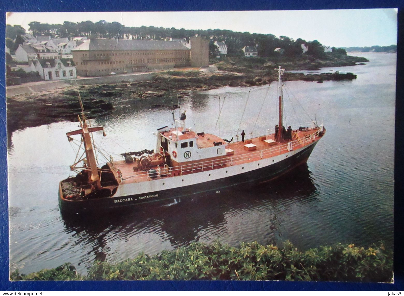 CPM CARTE POSTALE  CHALUTIER BACCARA CONCARNEAU - Pesca