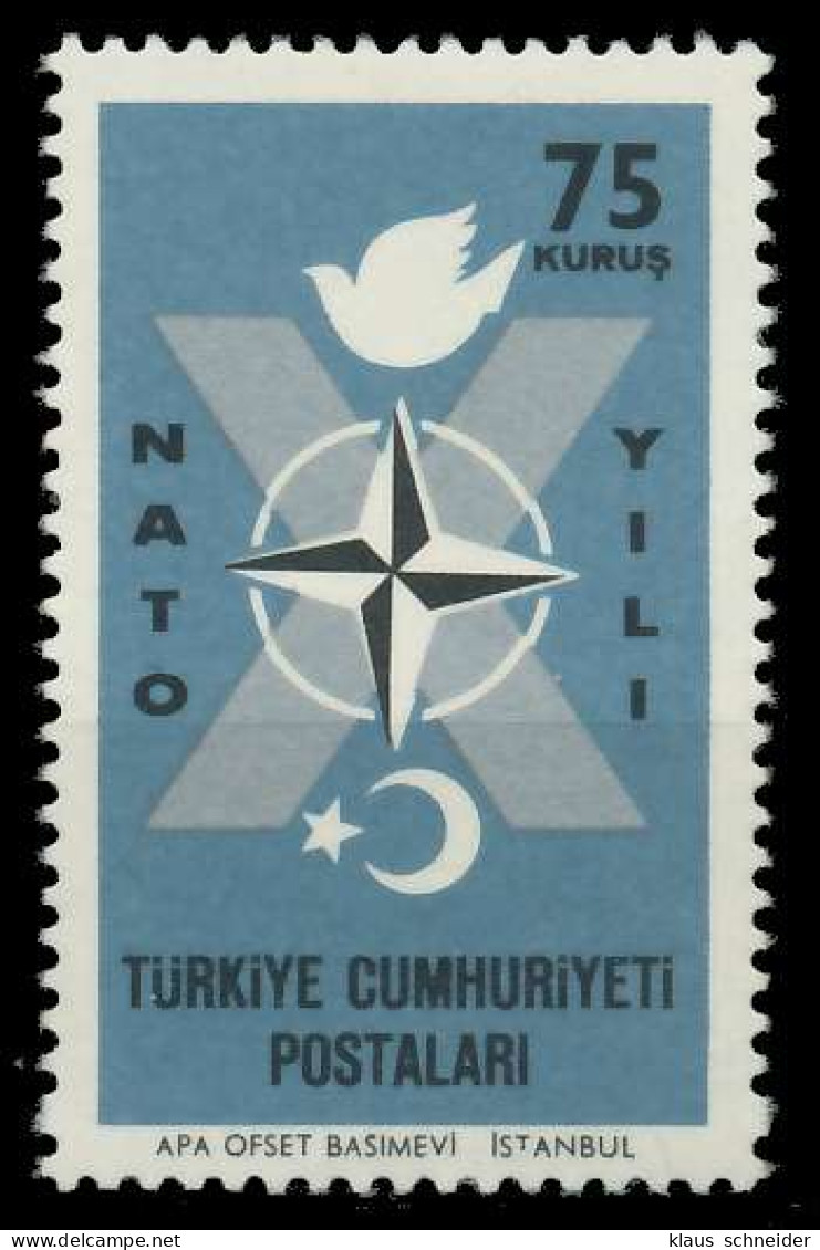 TÜRKEI 1962 Nr 1830 Postfrisch SAE450E - Unused Stamps