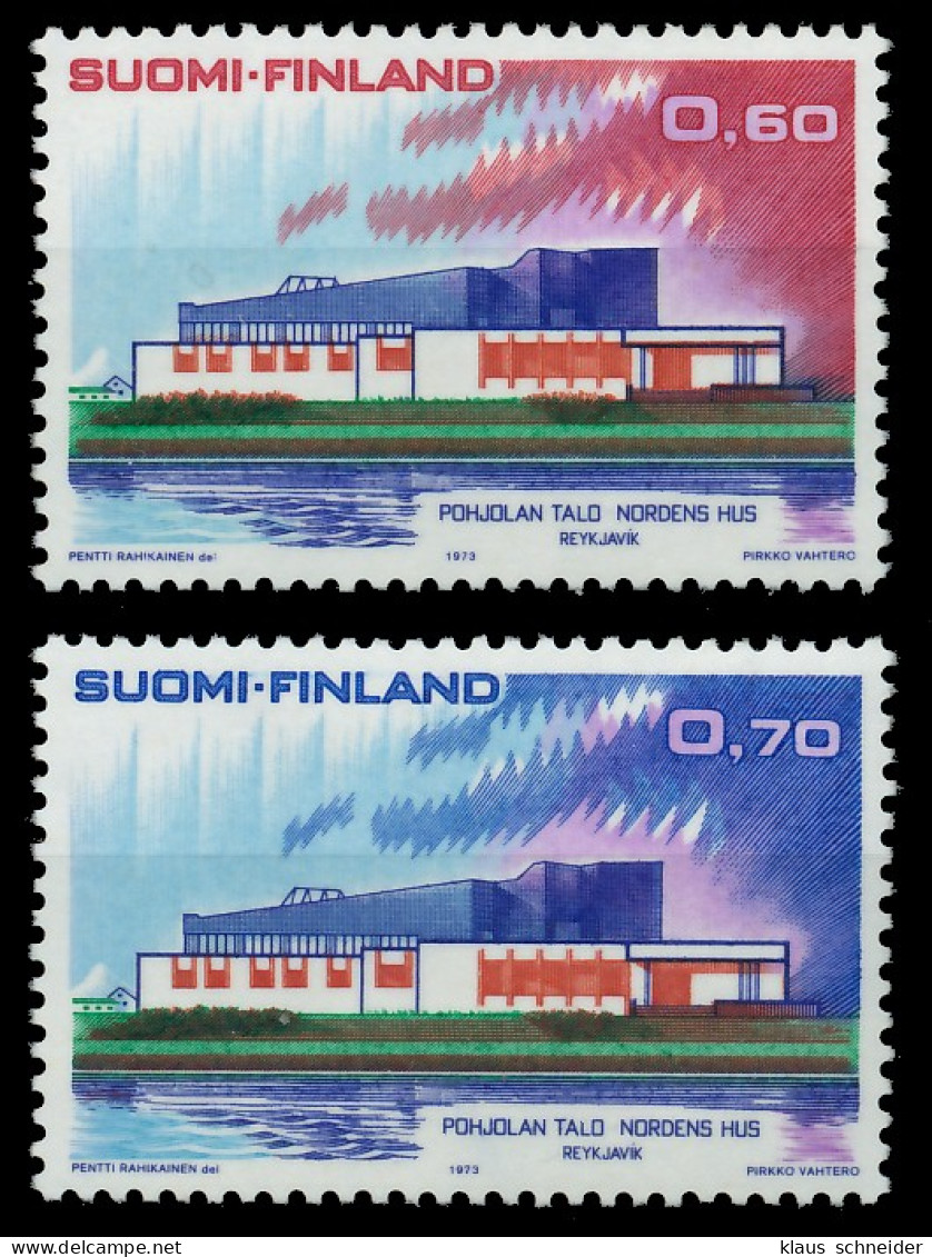 FINNLAND 1973 Nr 724-725 Postfrisch SB0439A - Ungebraucht