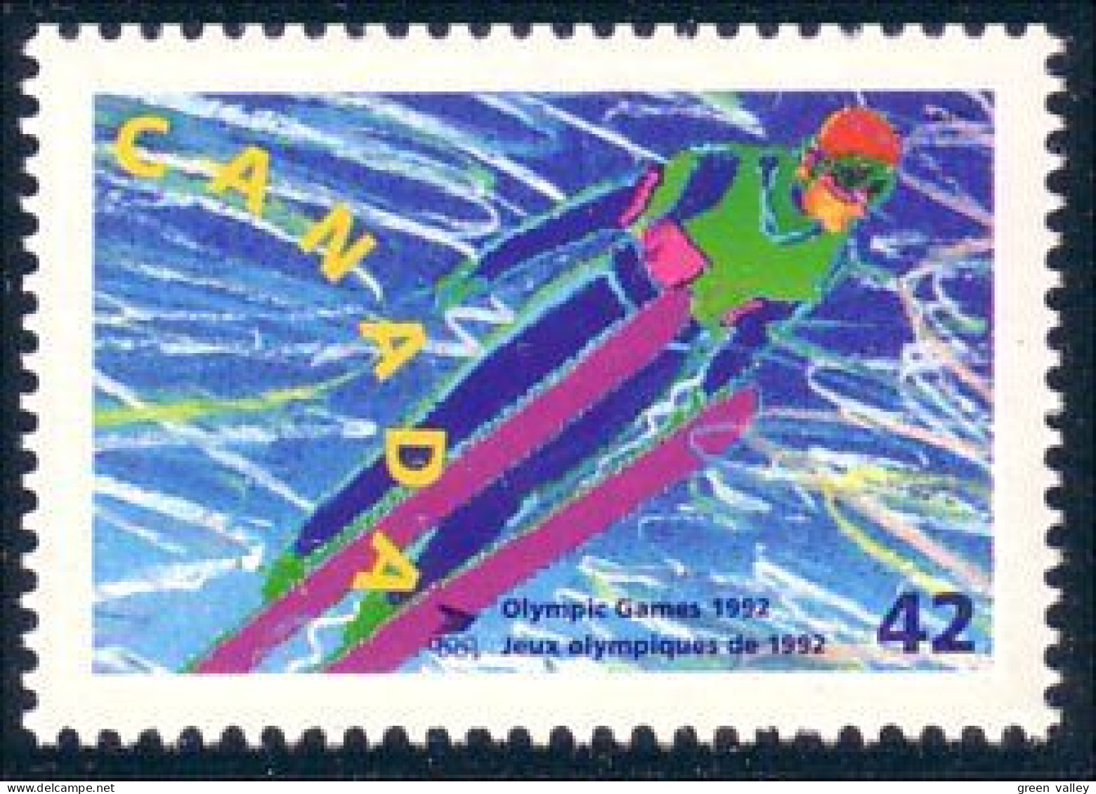 Canada Saut Ski Jump Albertville MNH ** Neuf SC (C13-99a) - Ongebruikt