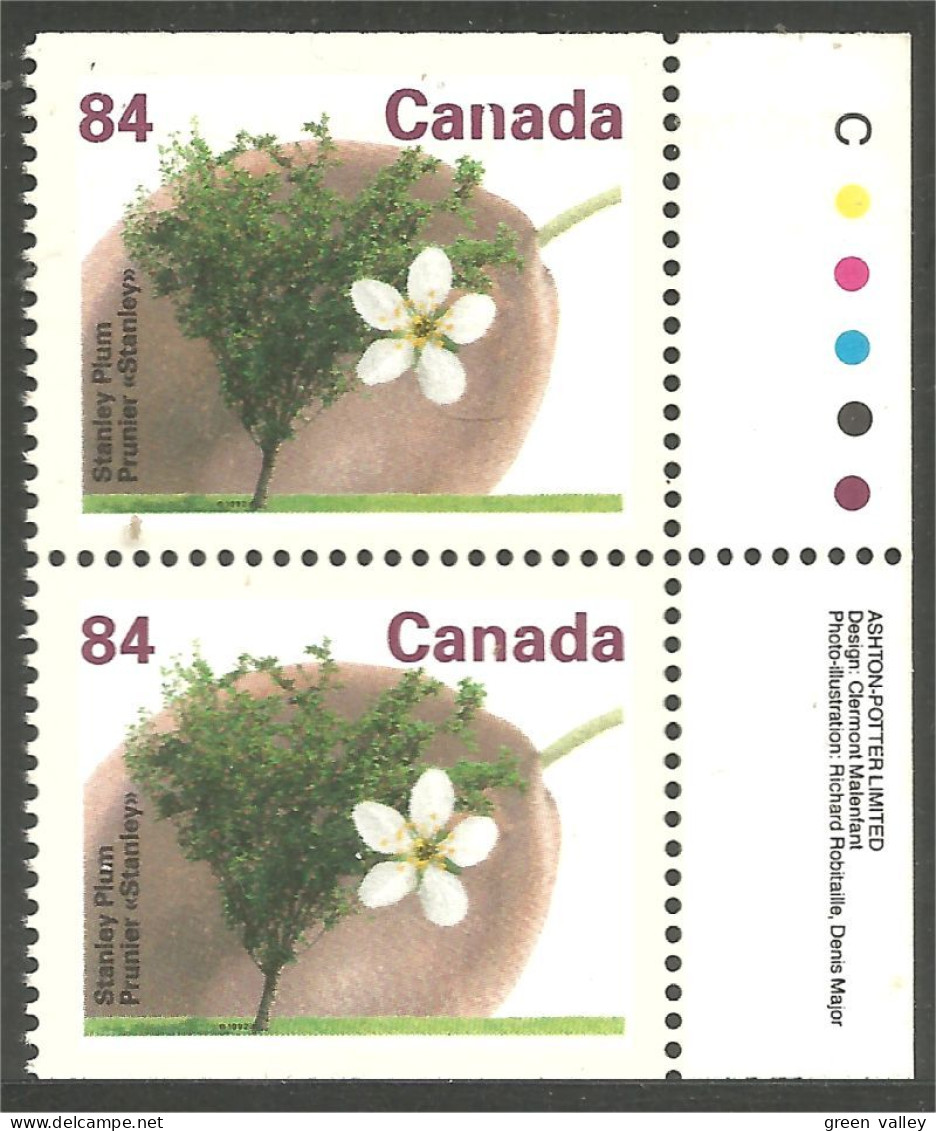 Canada Prunier Stanley Plum MNH ** Neuf SC (C13-71appc) - Nuovi