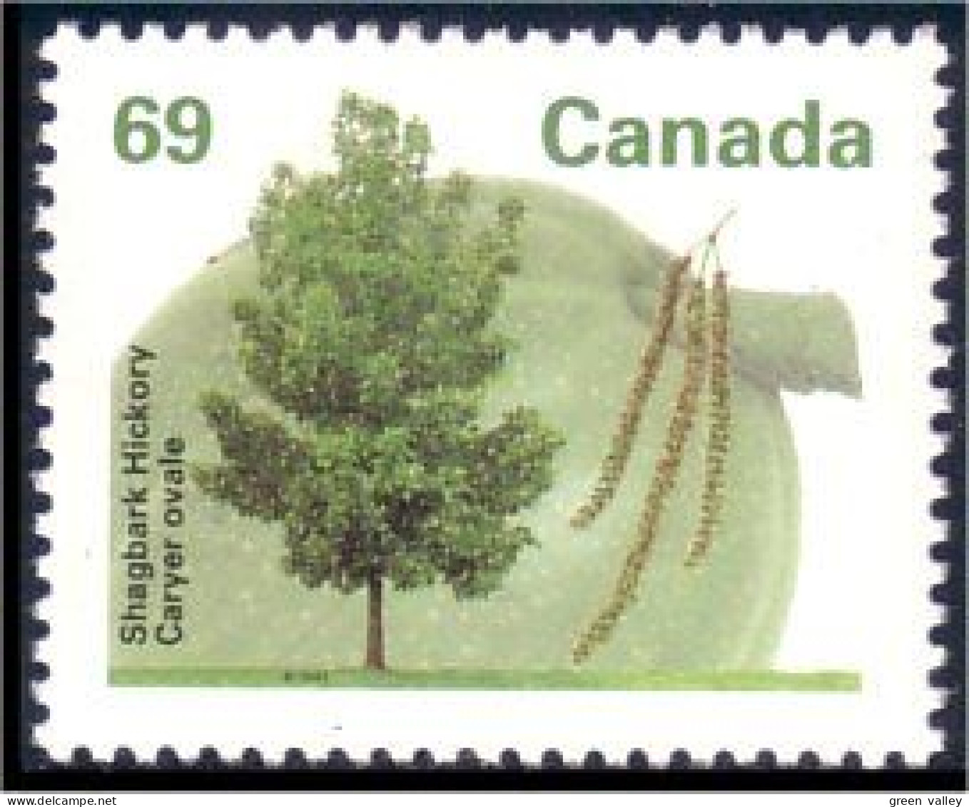 Canada Caryer Shagbark Hickory MNH ** Neuf SC (C13-69a) - Nuovi