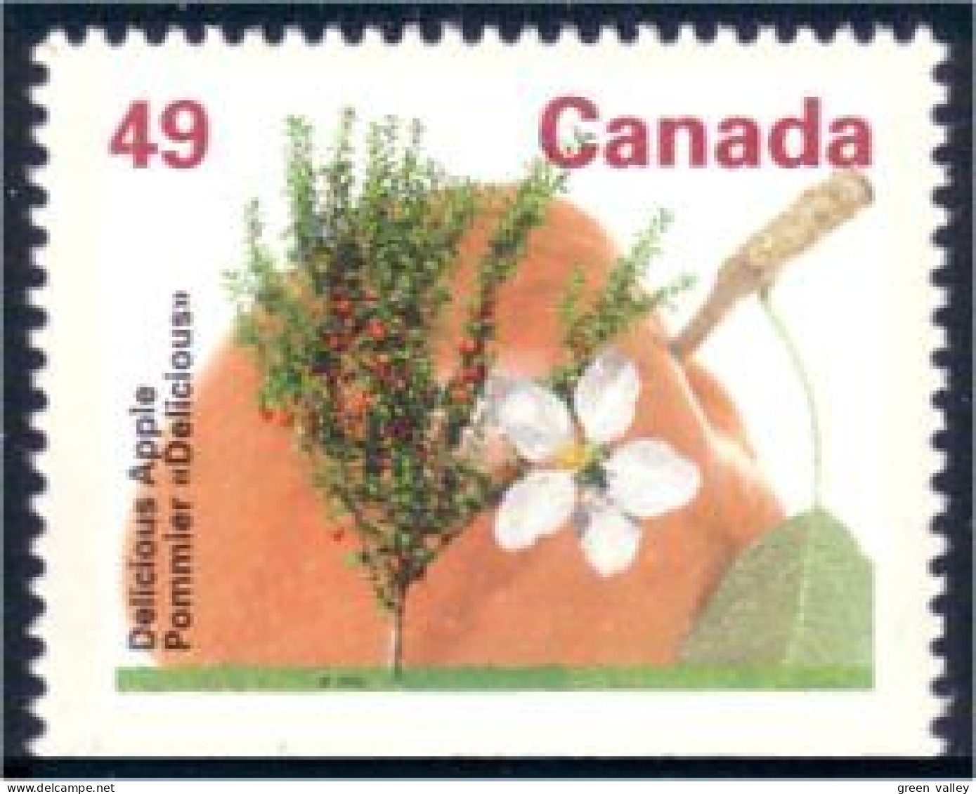 Canada Pomme Delicious Apple MNH ** Neuf SC (C13-64ab) - Neufs