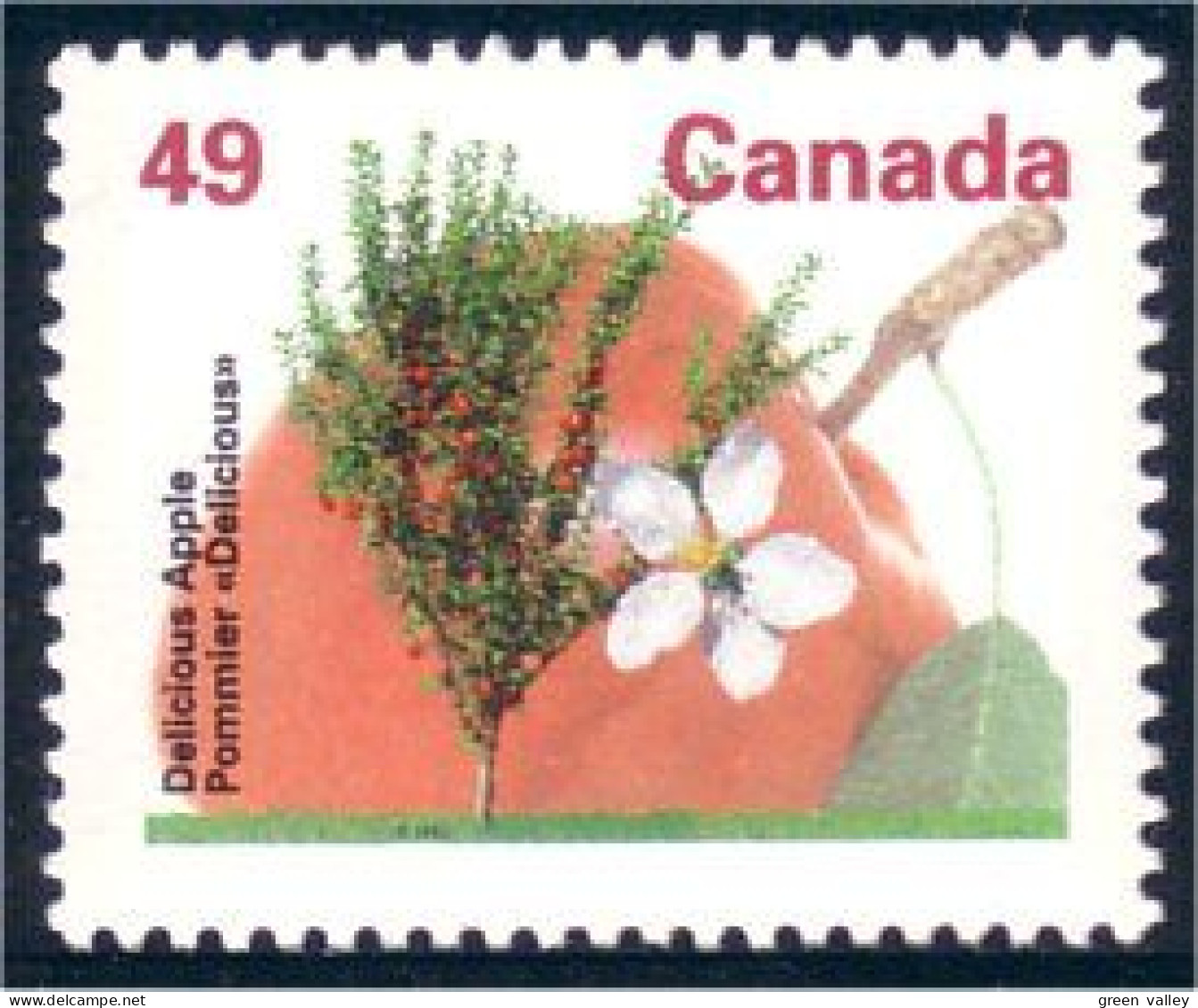 Canada Pomme Delicious Apple MNH ** Neuf SC (C13-64a) - Ongebruikt