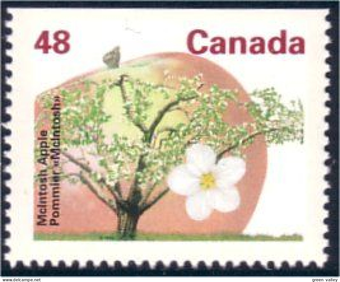Canada Pomme McIntosh Apple MNH ** Neuf SC (C13-63aha) - Neufs