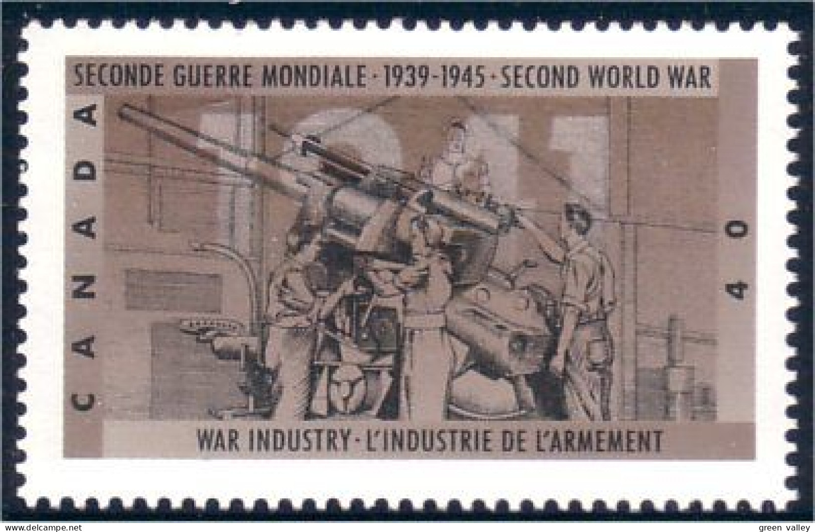 Canada Industrie Guerre War Industry MNH ** Neuf SC (C13-46c) - 2. Weltkrieg