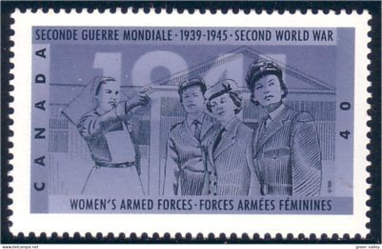 Canada Guerre Femmes Women War Infirmiere Nurse MNH ** Neuf SC (C13-45c) - Militares