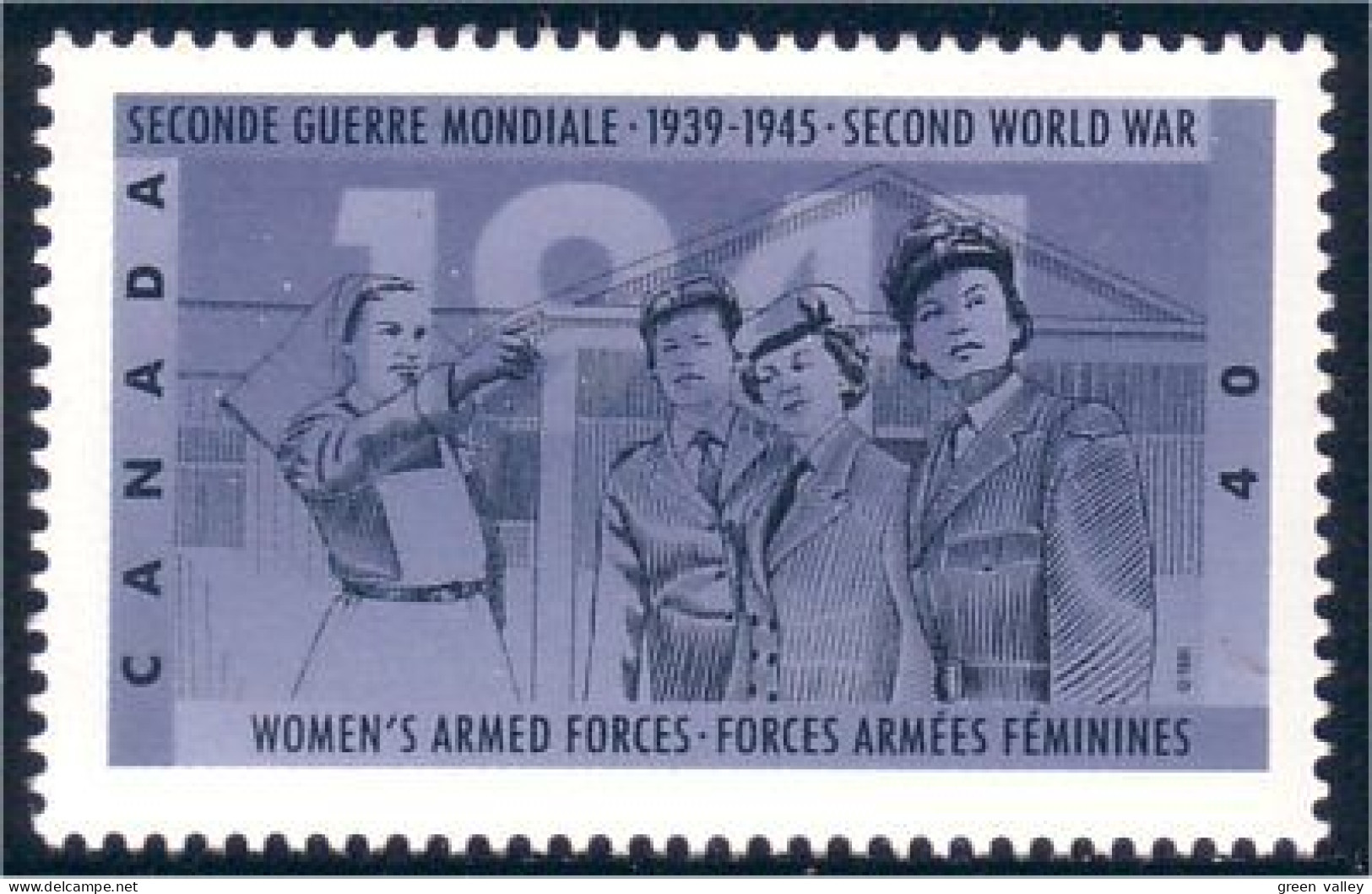 Canada Guerre Femmes Women War MNH ** Neuf SC (C13-45a) - Ongebruikt