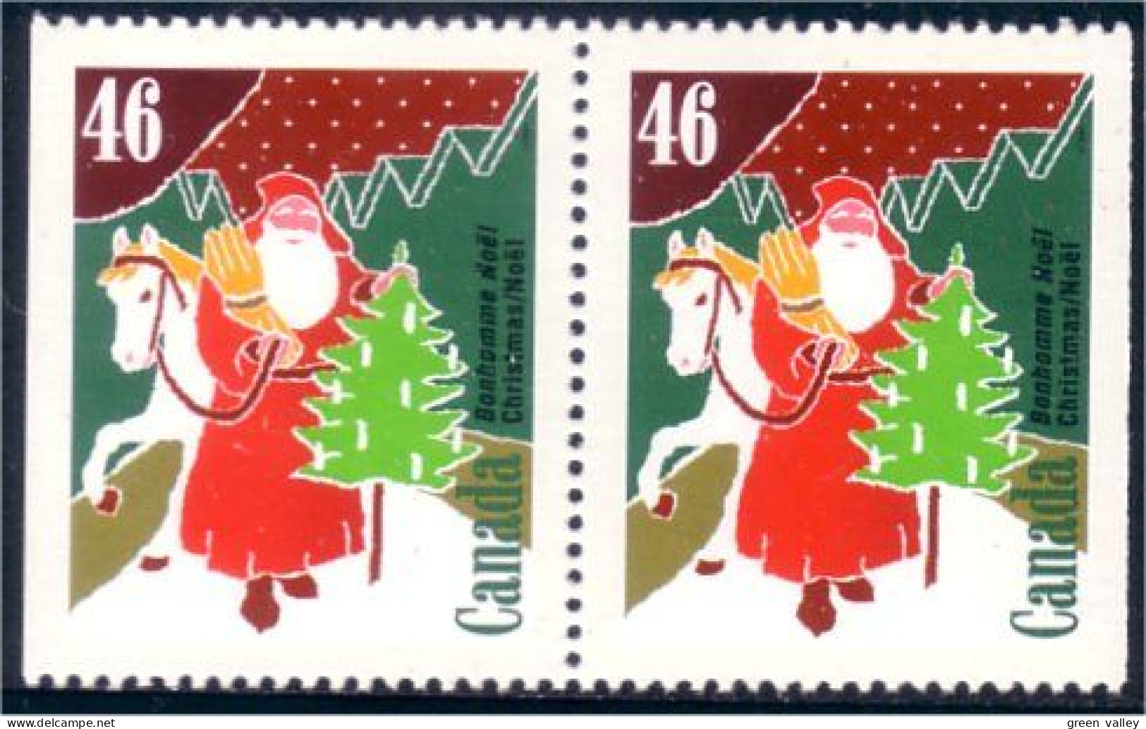 Canada Pere Noel Santa Claus MNH ** Neuf SC (C13-40asp) - Nuevos