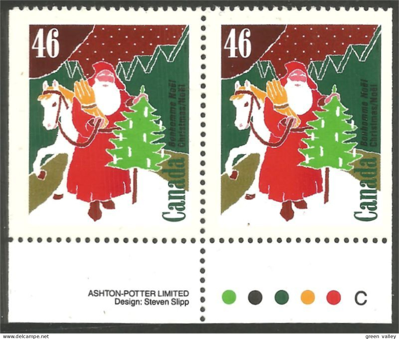 Canada Pere Noel Santa Claus MNH ** Neuf SC (C13-40aslbl-apc) - Ongebruikt