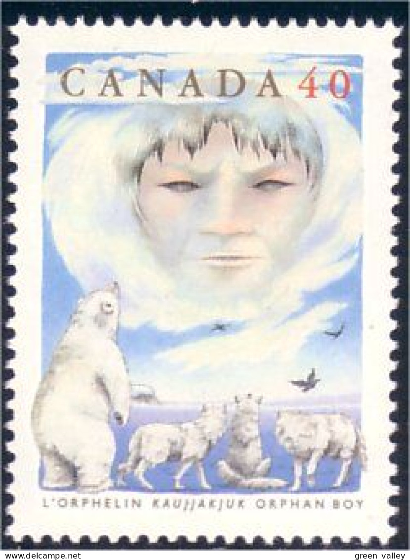 Canada Orphelin Orphan Boy Bear Ours Loup Wolf MNH ** Neuf SC (C13-35b) - Nuovi